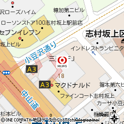 高島平支店付近の地図
