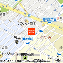 そうごう薬局　柳崎店付近の地図