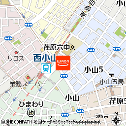 まいばすけっと西小山駅前店付近の地図