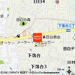 ピーコックストア目白店付近の地図