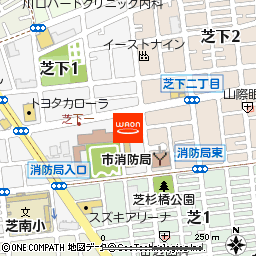 キャップ・ラガーズ付近の地図