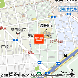 まいばすけっと浅田2丁目店付近の地図