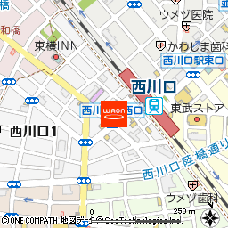 まいばすけっと西川口駅西口店付近の地図