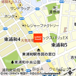 マックスバリュエクスプレス大牧店付近の地図