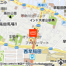 まいばすけっと西早稲田駅前店付近の地図