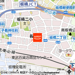 まいばすけっと板橋2丁目店付近の地図