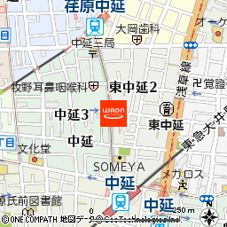 まいばすけっと東中延店付近の地図