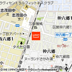 まいばすけっと仲六郷1丁目店付近の地図