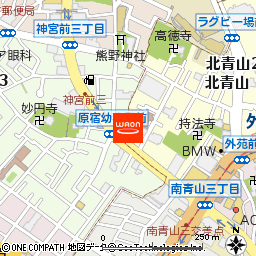 ビオセボン　外苑西通り店付近の地図