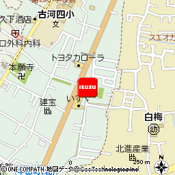 茨城いすゞ自動車株式会社・古河サービスセンター付近の地図