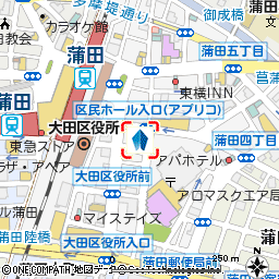 蒲田住宅ローンセンター付近の地図