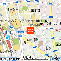 まいばすけっと川口栄町3丁目店付近の地図