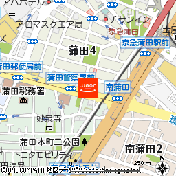 まいばすけっと環八蒲田4丁目店付近の地図