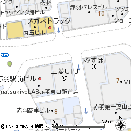 赤羽支店付近の地図