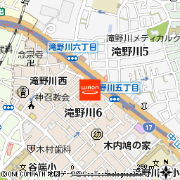 まいばすけっと滝野川6丁目店付近の地図