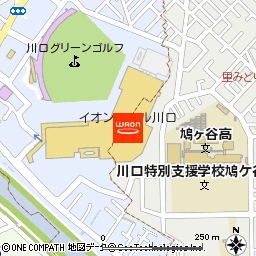 イオンスタイル川口付近の地図