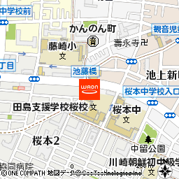 まいばすけっと川崎池藤橋店付近の地図