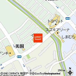 イオンスタイル美園三丁目付近の地図