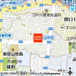 まいばすけっと山吹町店付近の地図