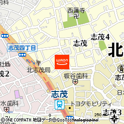 まいばすけっと志茂4丁目店付近の地図