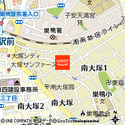 まいばすけっと南大塚1丁目店付近の地図