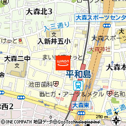 まいばすけっと平和島駅北店付近の地図