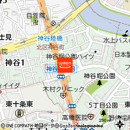 まいばすけっと神谷1丁目店付近の地図