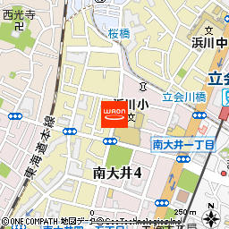 まいばすけっと立会川駅西店付近の地図