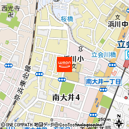 まいばすけっと立会川駅西店付近の地図