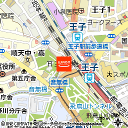 まいばすけっと王子駅北口店付近の地図