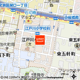 まいばすけっと西五軒町店付近の地図