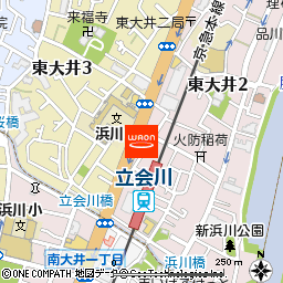 まいばすけっと立会川駅北店付近の地図