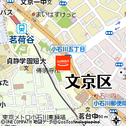 まいばすけっと茗荷谷駅東店付近の地図