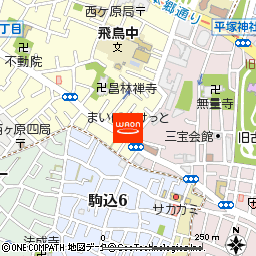 まいばすけっと西ヶ原3丁目店付近の地図