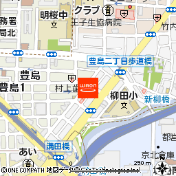 まいばすけっと豊島2丁目店付近の地図
