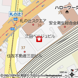 ＳＢＪ銀行 東京本店営業部付近の地図