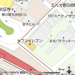 春日部支店付近の地図