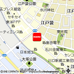 関東いすゞ自動車株式会社・川口支店付近の地図