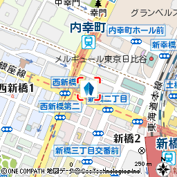 新橋支店付近の地図