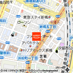 まいばすけっと新橋5丁目店付近の地図