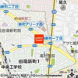 ナポリの窯　田端店付近の地図