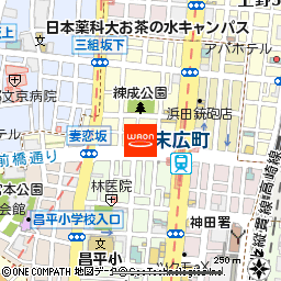 まいばすけっと末広町駅前店付近の地図