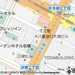 東京支店付近の地図