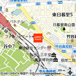 まいばすけっと日暮里駅南店付近の地図