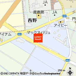 マックスバリュ白山店付近の地図