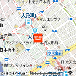 カラオケの鉄人　人形町店付近の地図