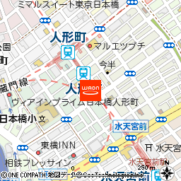 カラオケの鉄人　人形町店付近の地図