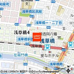 まいばすけっと浅草橋駅西口店付近の地図