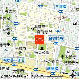 まいばすけっと合羽橋南店付近の地図