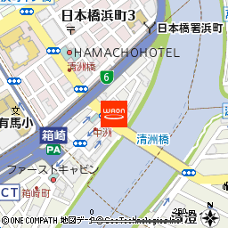 まいばすけっと清洲橋西店付近の地図